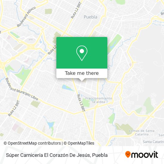 Mapa de Súper Carnicería El Corazón De Jesús