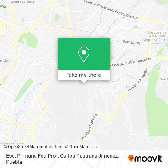 Esc. Primaria Fed Prof. Carlos Pastrana Jimenez map