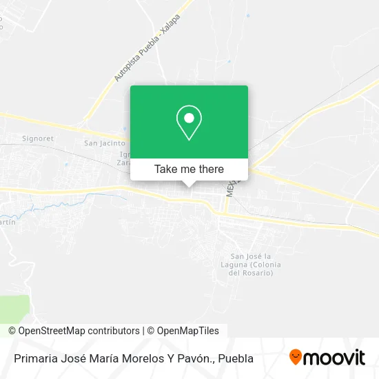 Primaria José María Morelos Y Pavón. map
