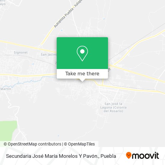 Secundaria José María Morelos Y Pavón. map