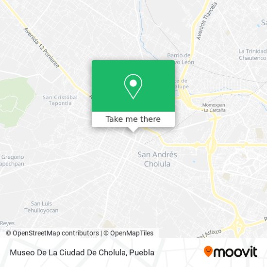 Museo De La Ciudad De Cholula map