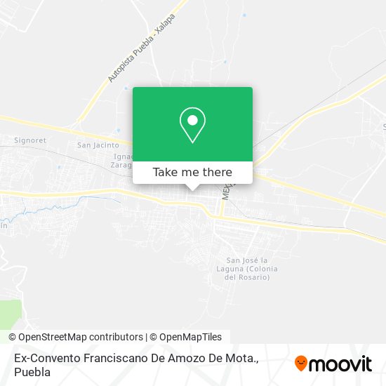 Ex-Convento Franciscano De Amozo De Mota. map
