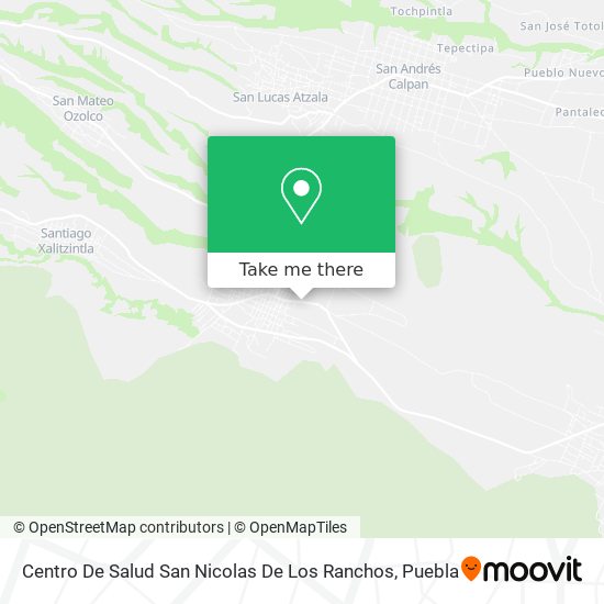 Mapa de Centro De Salud San Nicolas De Los Ranchos
