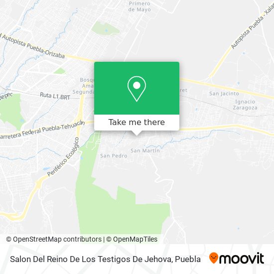 Salon Del Reino De Los Testigos De Jehova map