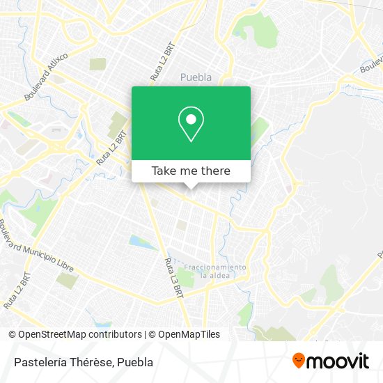 Pastelería Thérèse map