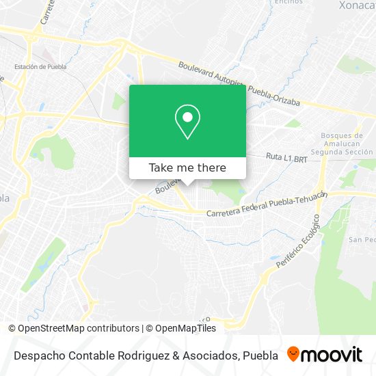 Mapa de Despacho Contable Rodriguez & Asociados