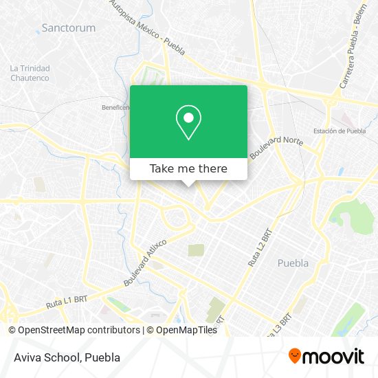 Aviva School map