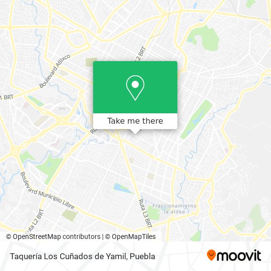 Mapa de Taquería Los Cuñados de Yamil