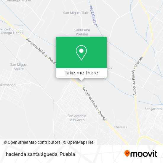 hacienda santa águeda map