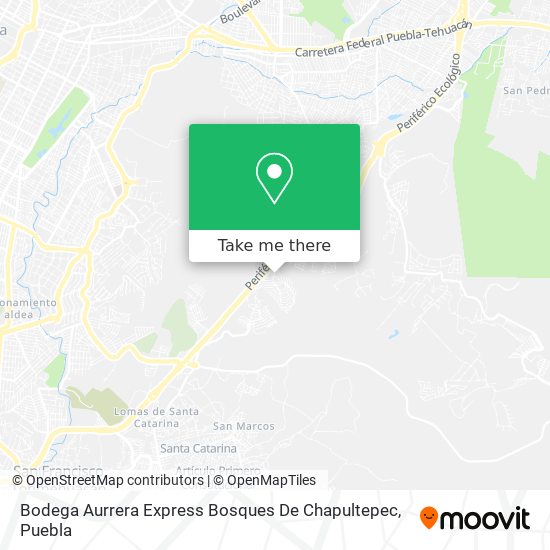 Bodega Aurrera Express Bosques De Chapultepec map