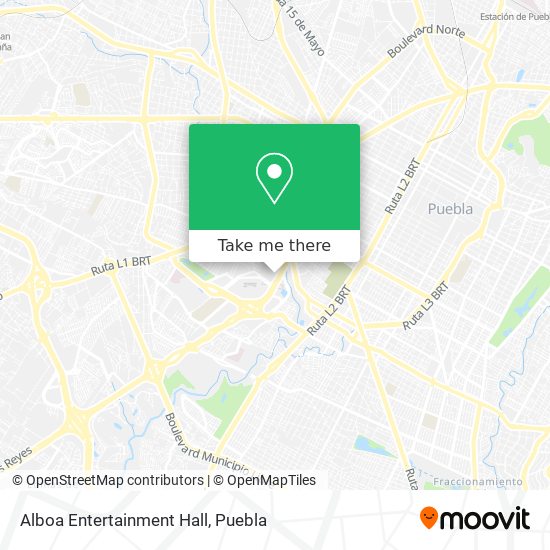Alboa Entertainment Hall map