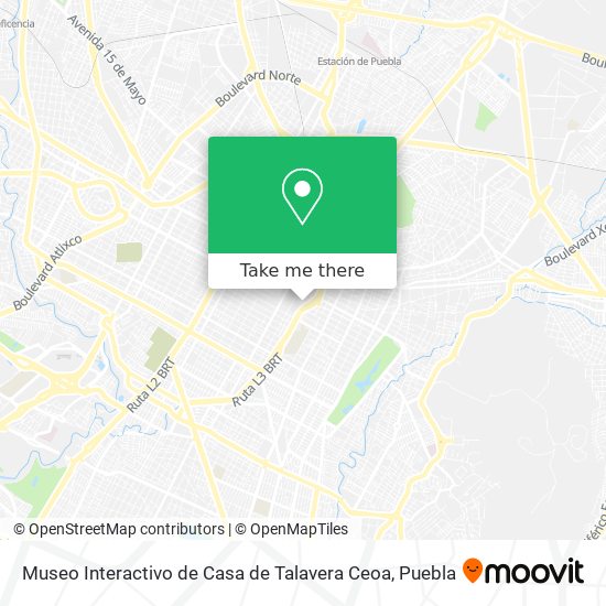 Mapa de Museo Interactivo de Casa de Talavera Ceoa