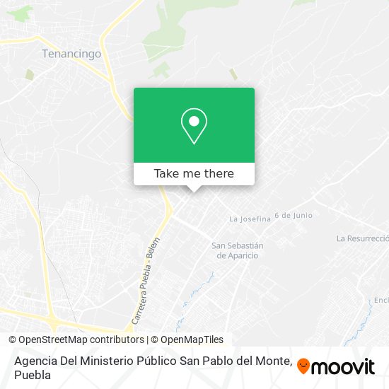 Agencia Del Ministerio Público San Pablo del Monte map