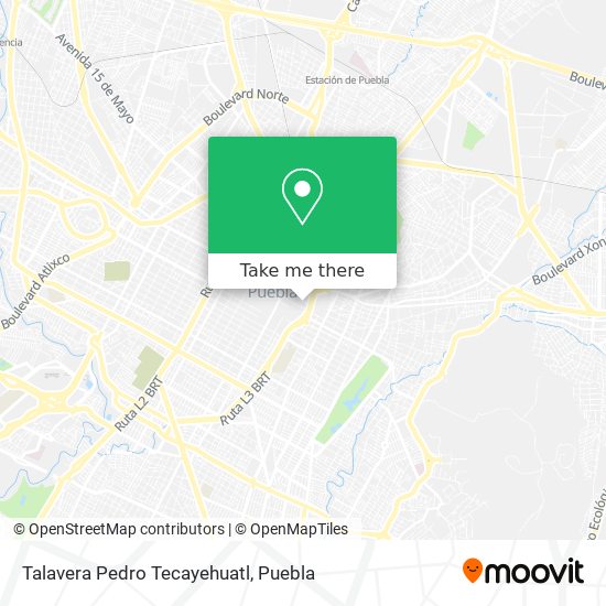 Mapa de Talavera Pedro Tecayehuatl
