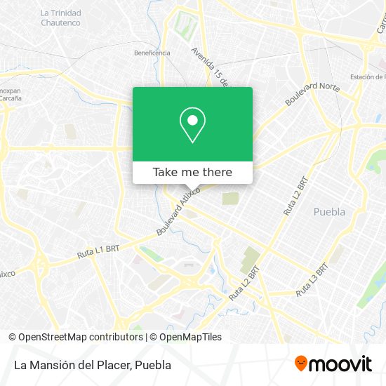 La Mansión del Placer map