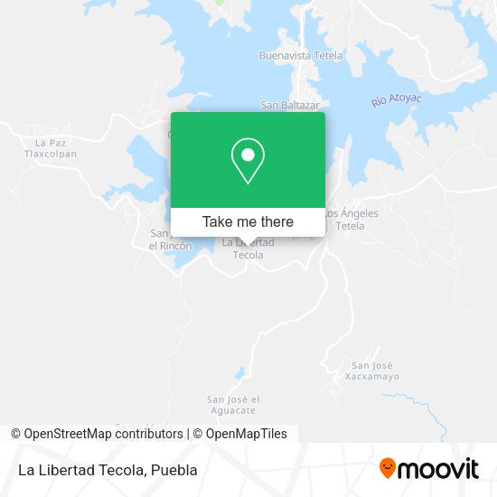 Mapa de La Libertad Tecola