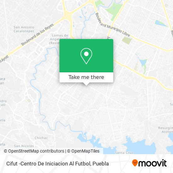 Cifut -Centro De Iniciacion Al Futbol map