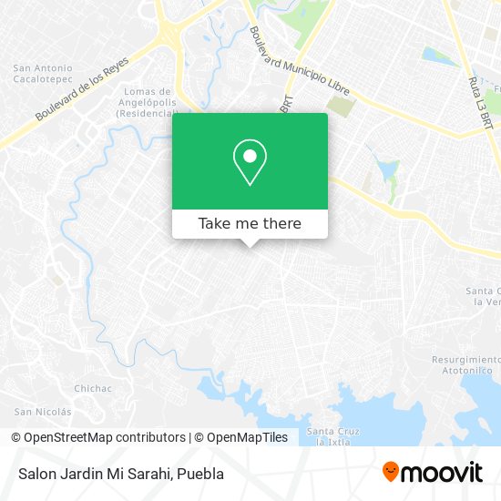 Mapa de Salon Jardin Mi Sarahi