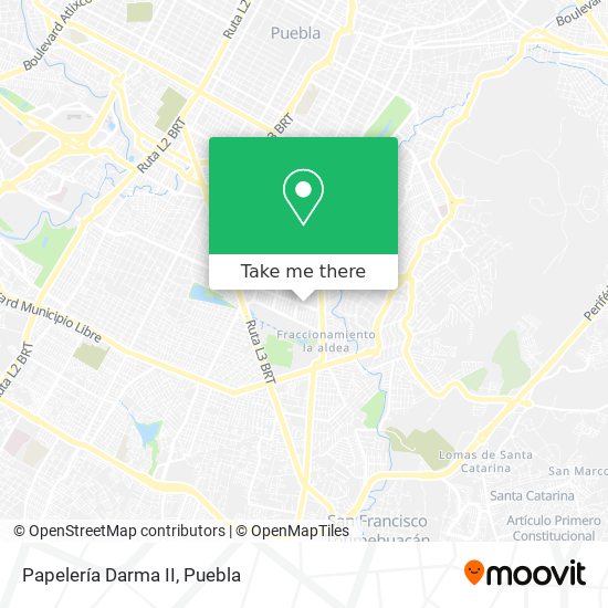 Papelería Darma II map