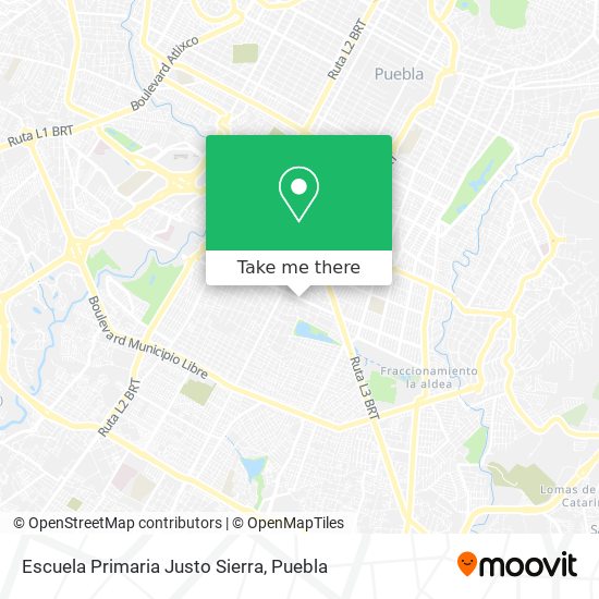 Escuela Primaria Justo Sierra map