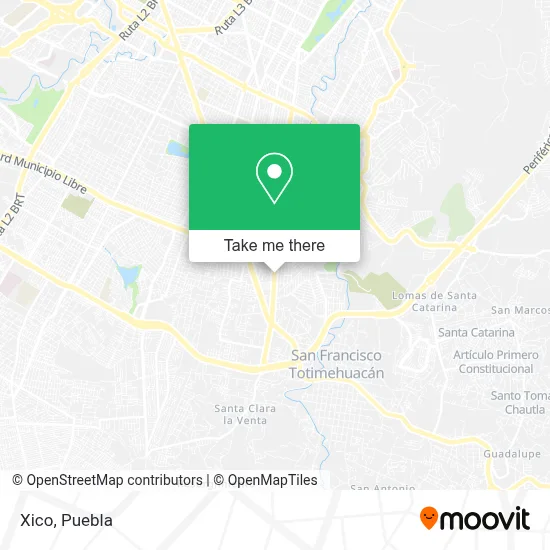 Xico map