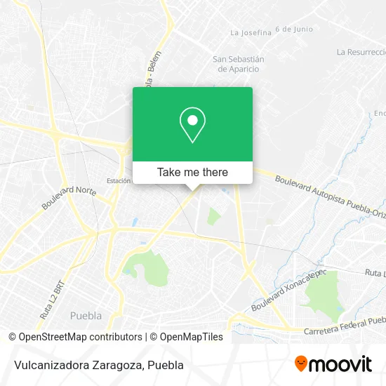 Vulcanizadora Zaragoza map