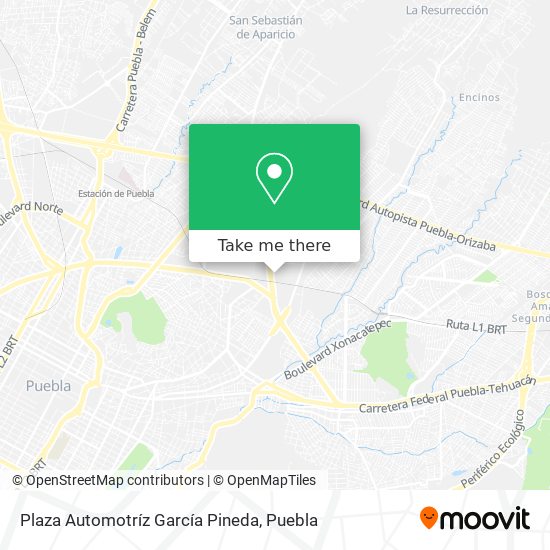 Plaza Automotríz García Pineda map