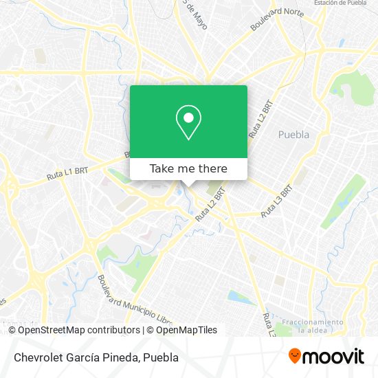 Mapa de Chevrolet García Pineda