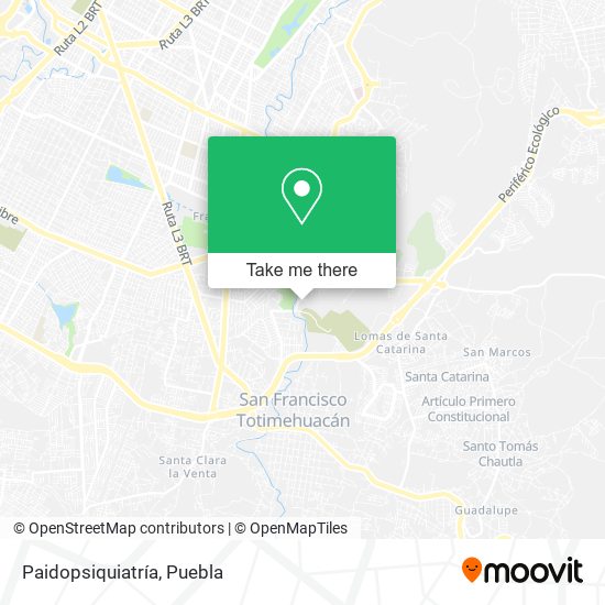 Mapa de Paidopsiquiatría