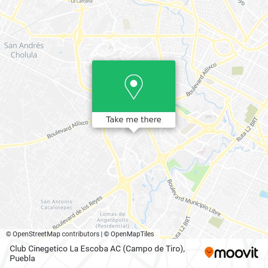 Club Cinegetico La Escoba AC (Campo de Tiro) map