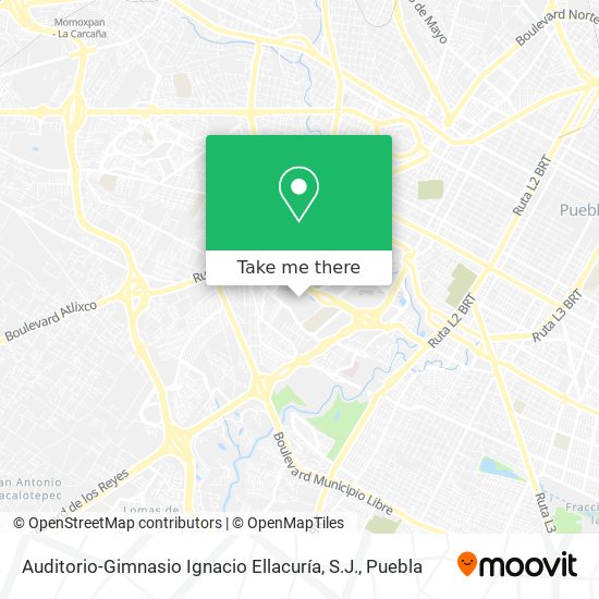 Auditorio-Gimnasio Ignacio Ellacuría, S.J. map
