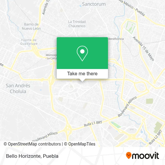 Bello Horizonte map