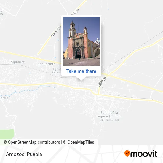 Amozoc map