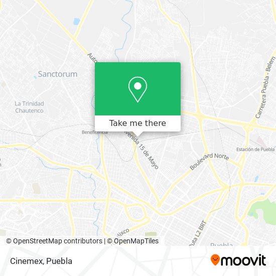 Cinemex map