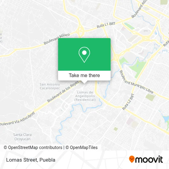 Via Lomas map
