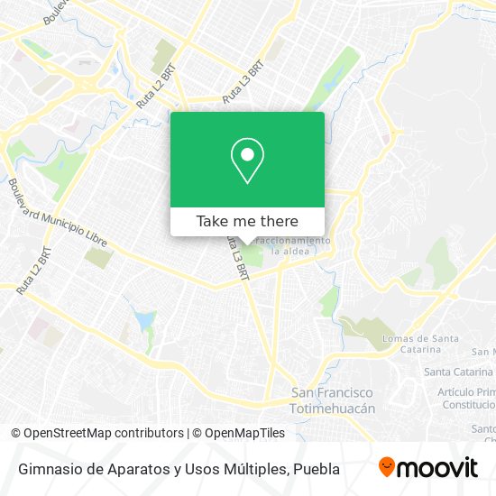 Mapa de Gimnasio de Aparatos y Usos Múltiples