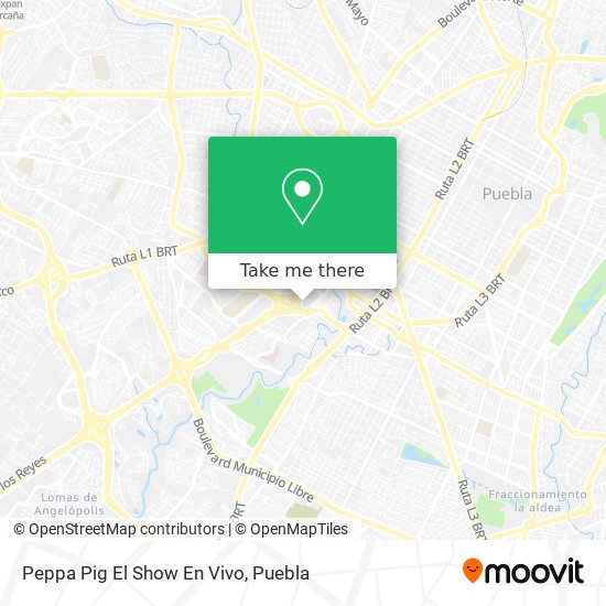 Peppa Pig El Show En Vivo map