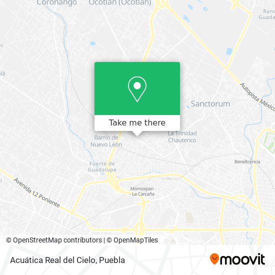 Acuática Real del Cielo map