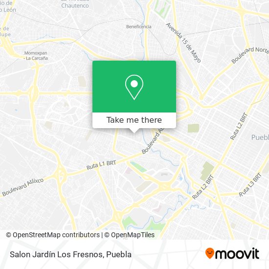 Salon Jardín Los Fresnos map