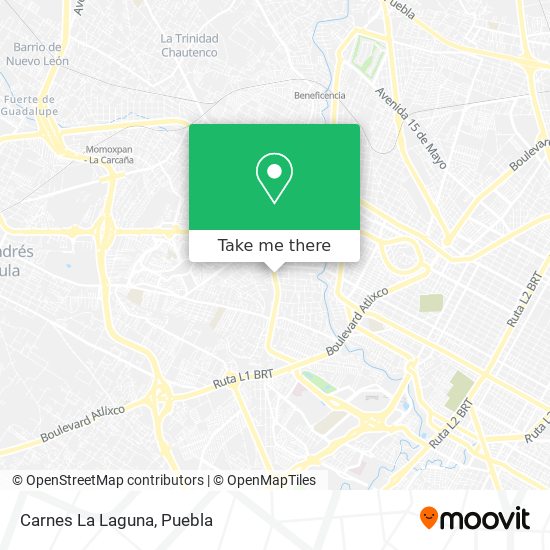 Mapa de Carnes La Laguna