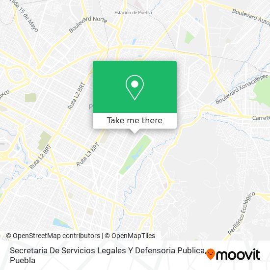 Mapa de Secretaria De Servicios Legales Y Defensoria Publica