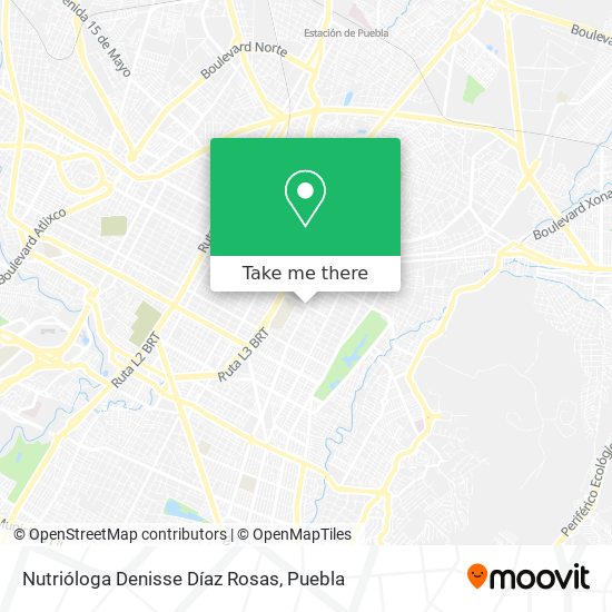 Nutrióloga Denisse Díaz Rosas map