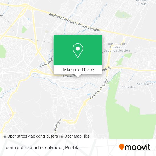 centro de salud el salvador map