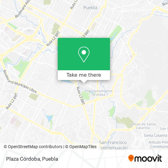 Plaza Córdoba map