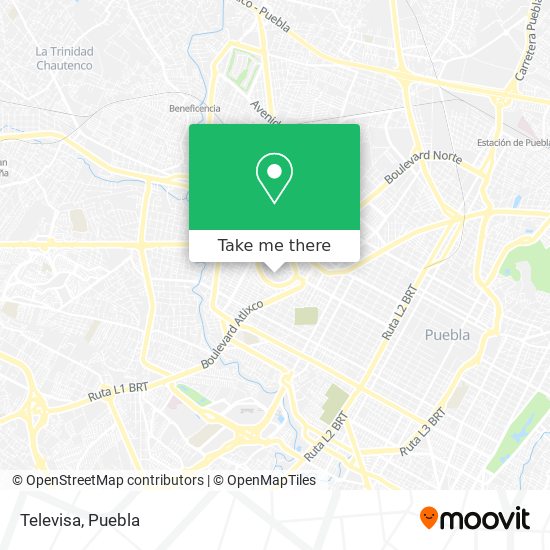 Televisa map