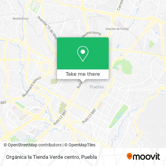 Orgánica la Tienda Verde centro map