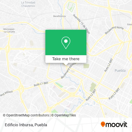 Mapa de Edificio Inbursa