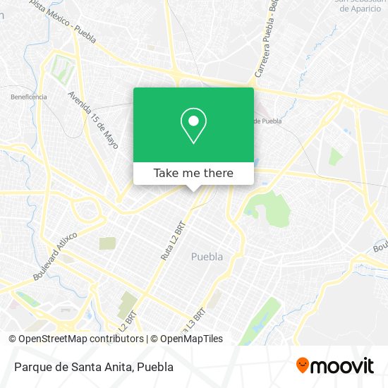 Mapa de Parque de Santa Anita