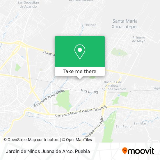 Jardin de Niños Juana de Arco map
