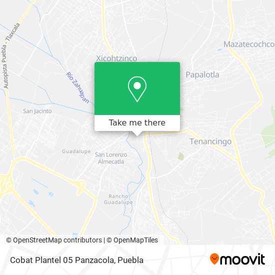 Cobat Plantel 05 Panzacola map